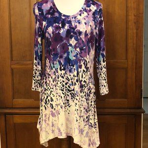 LOGO - Floral/Animal Print Knit Top